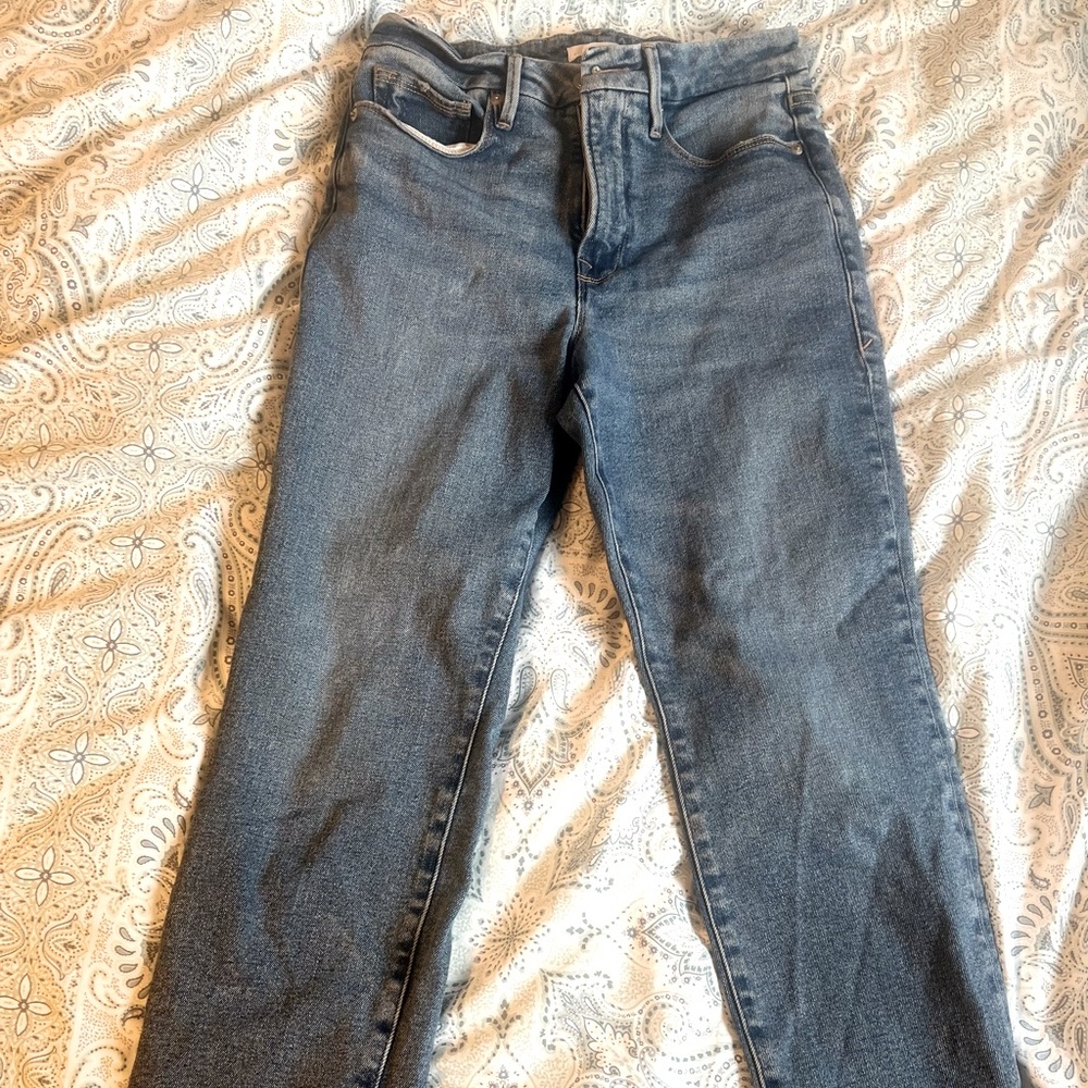GOOD AMERICAN - Good Classic Raw Hem, Ankle